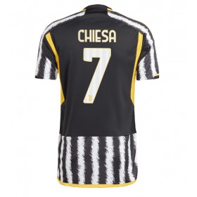 Juventus Federico Chiesa #7 Hemmakläder 2023-24 Kortärmad